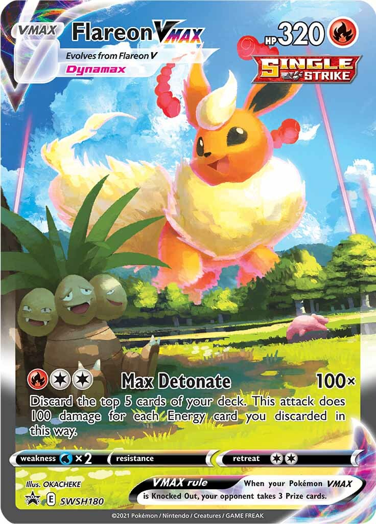 Flareon VMAX (SWSH180) [Sword & Shield: Black Star Promos] | Odin's Place