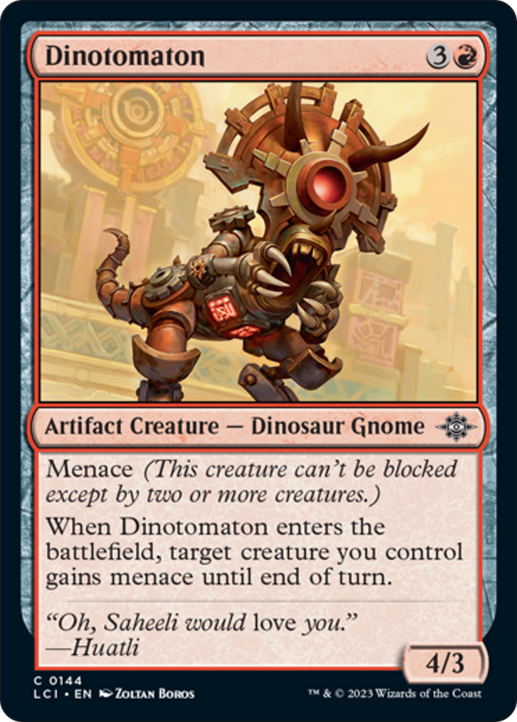 Dinotomaton [The Lost Caverns of Ixalan] | Odin's Place