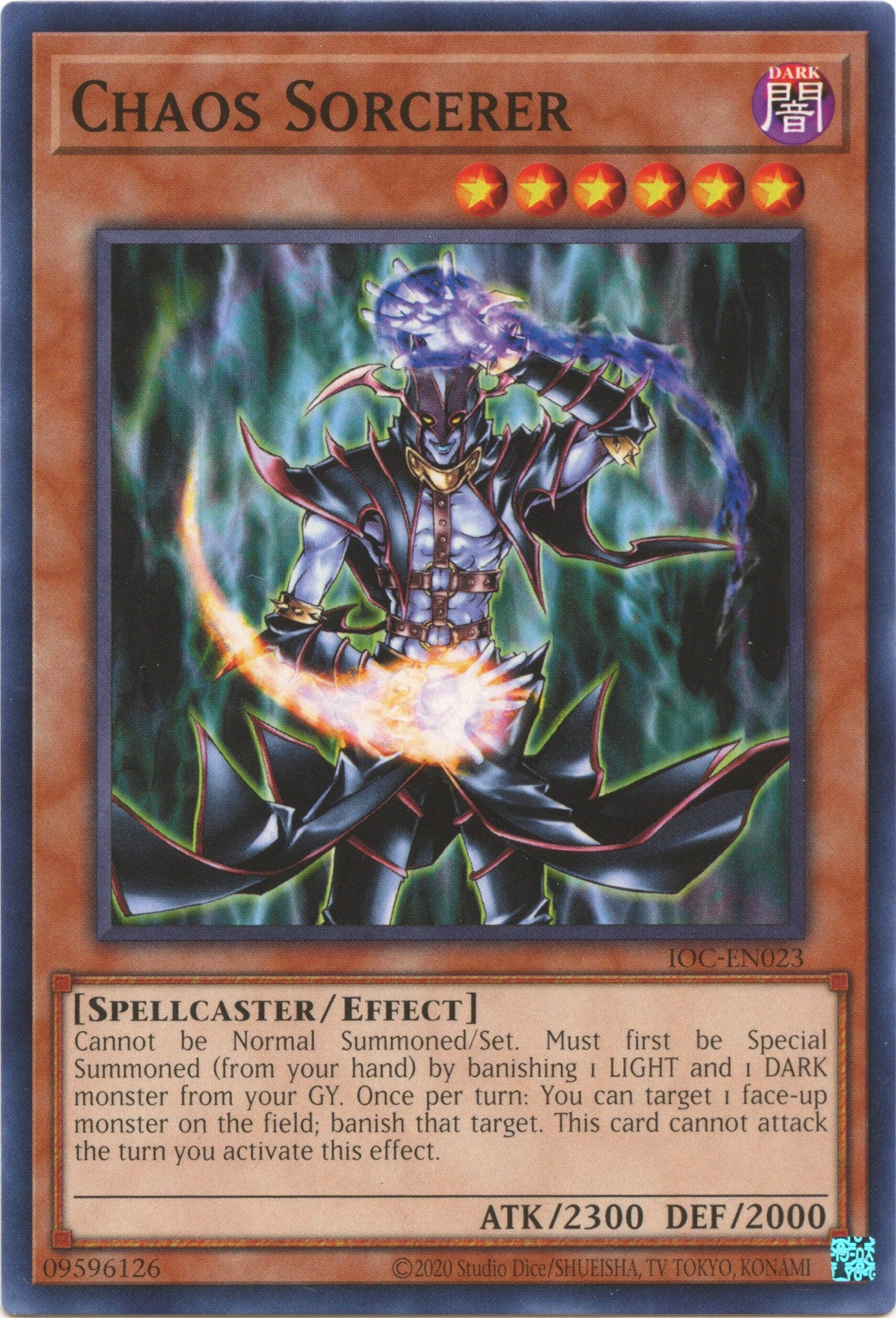 Chaos Sorcerer (25th Anniversary) [IOC-EN023] Common | Odin's Place