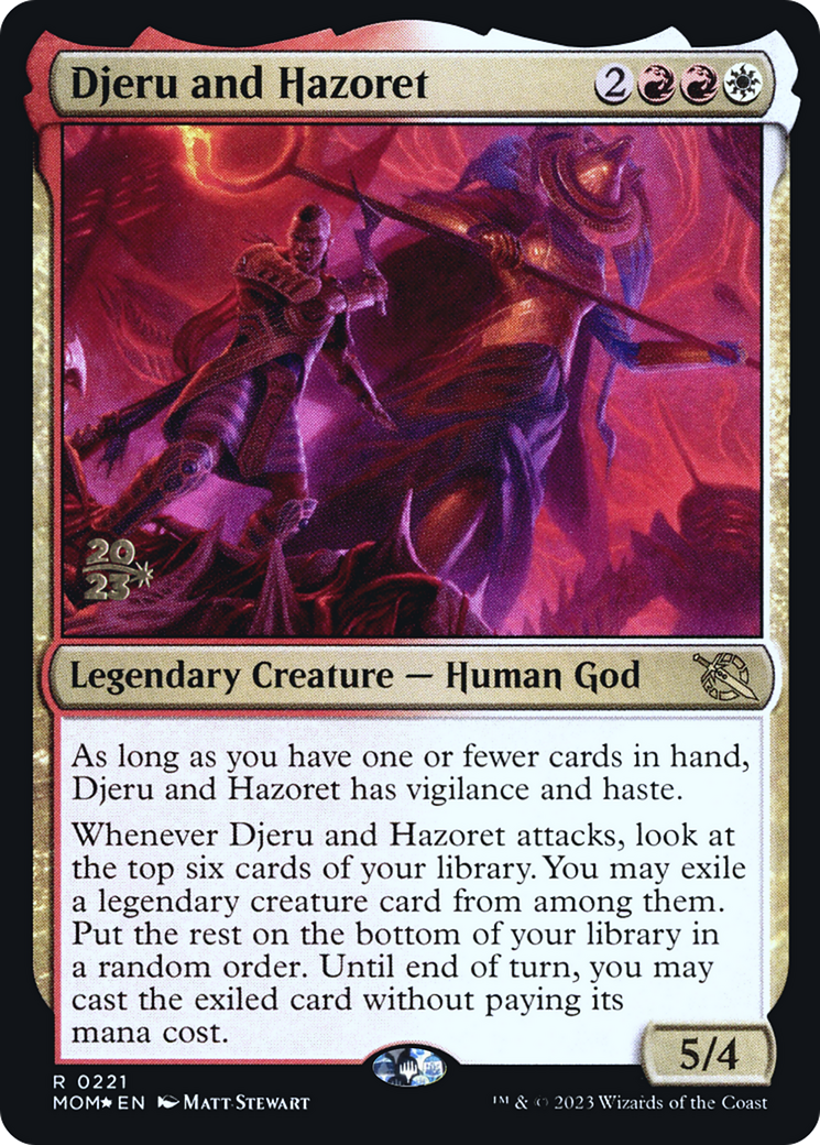 Djeru and Hazoret [March of the Machine Prerelease Promos] | Odin's Place