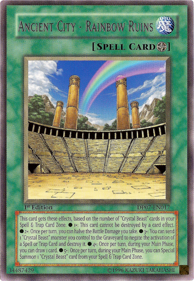 Ancient City - Rainbow Ruins [DP07-EN017] Rare | Odin's Place