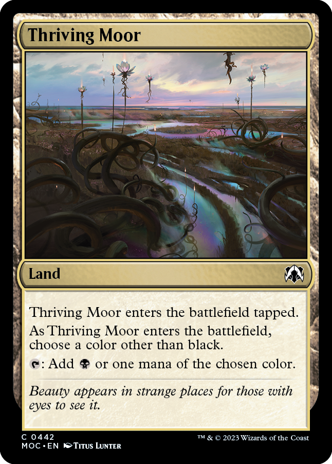 Thriving Moor [March of the Machine Commander] | Odin's Place
