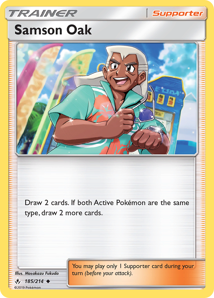 Samson Oak (185/214) [Sun & Moon: Unbroken Bonds] | Odin's Place