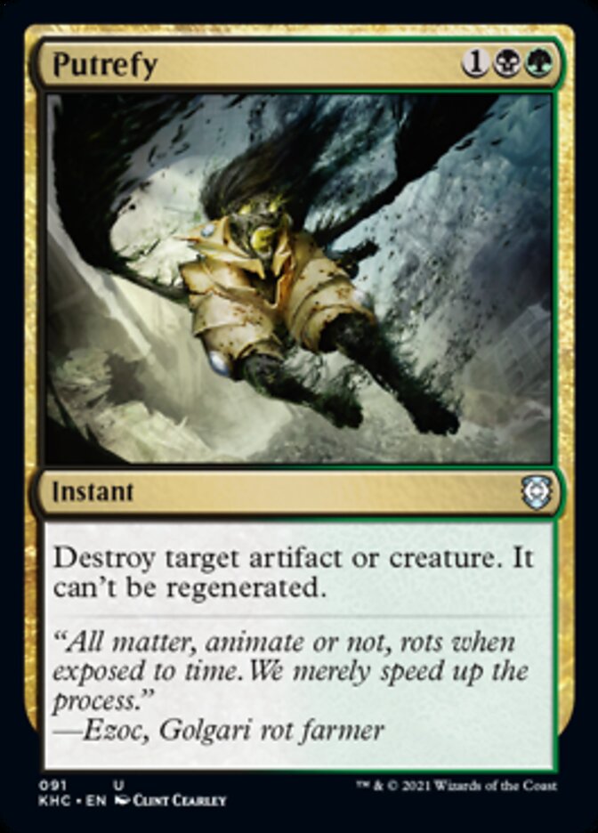 Putrefy [Kaldheim Commander] | Odin's Place
