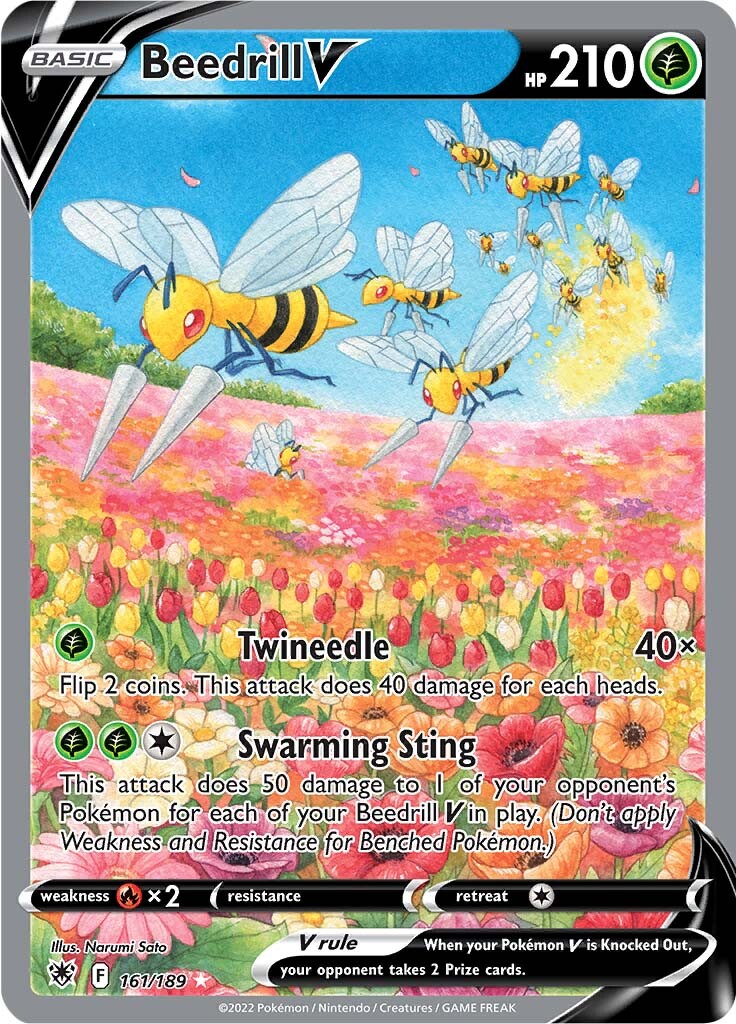 Beedrill V (161/189) [Sword & Shield: Astral Radiance] | Odin's Place
