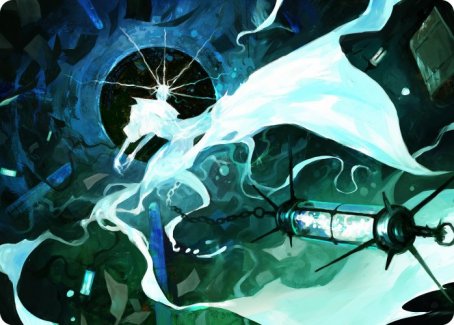Thirst for Discovery Art Card [Innistrad: Crimson Vow Art Series] | Odin's Place