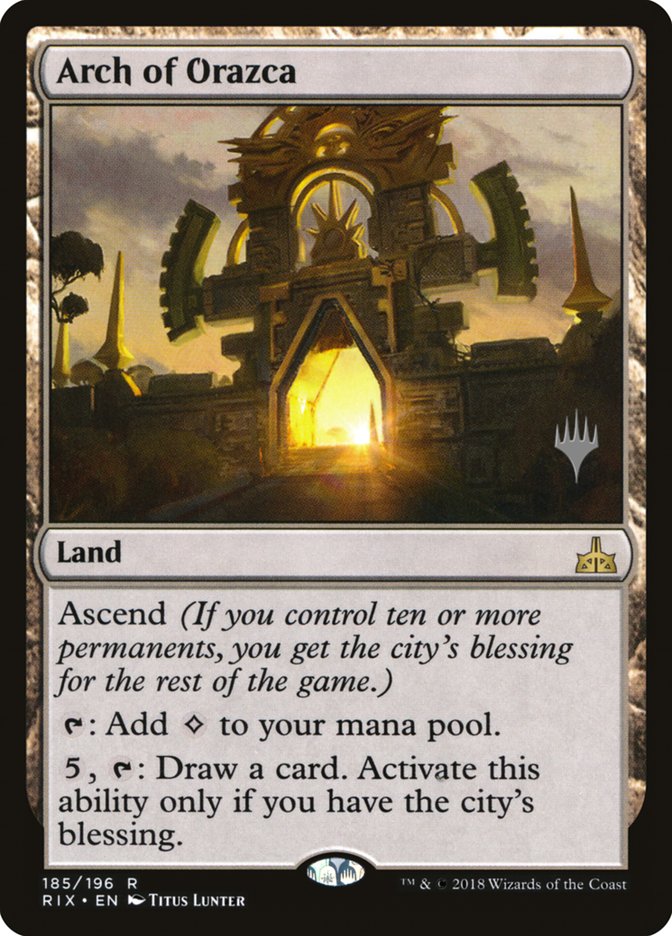 Arch of Orazca (Promo Pack) [Rivals of Ixalan Promos] | Odin's Place