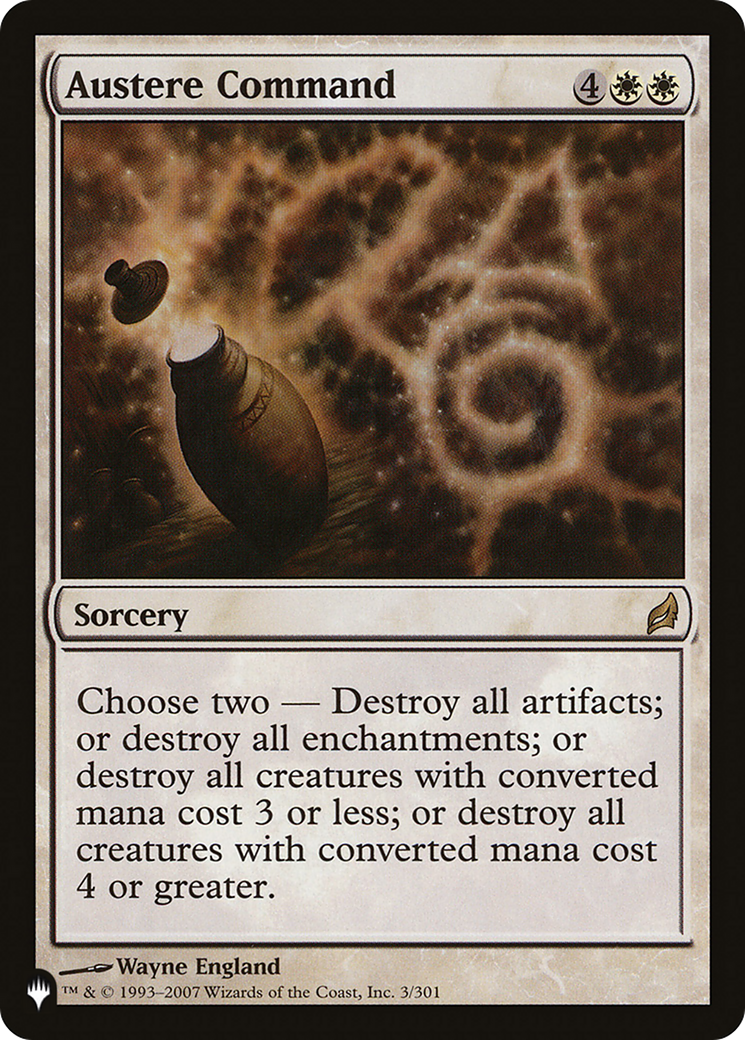 Austere Command [The List] | Odin's Place