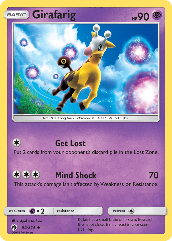 Girafarig (94/214) [Sun & Moon: Lost Thunder] | Odin's Place