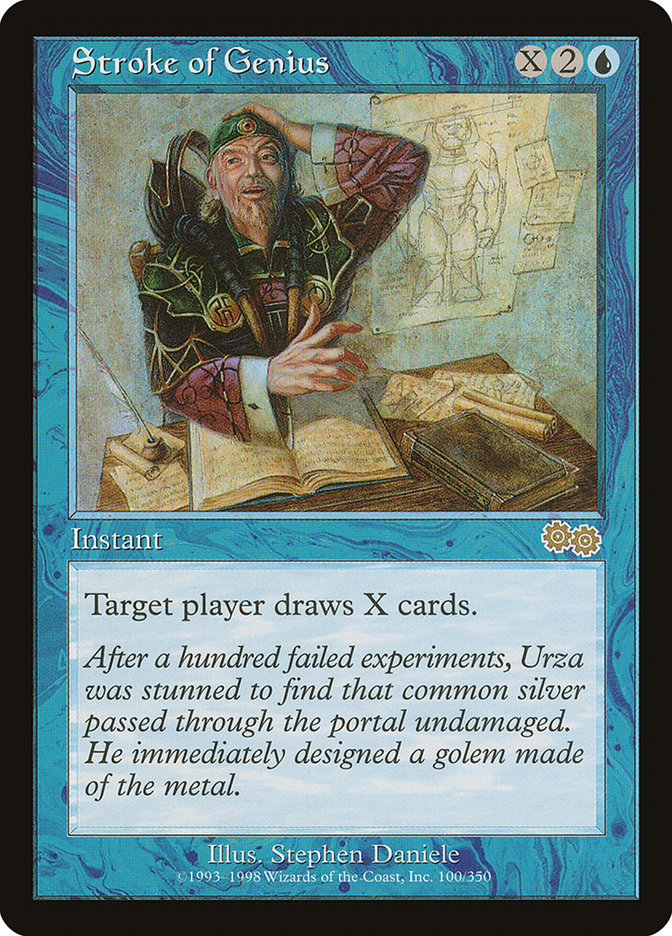 Stroke of Genius (100) [Urza's Saga] | Odin's Place