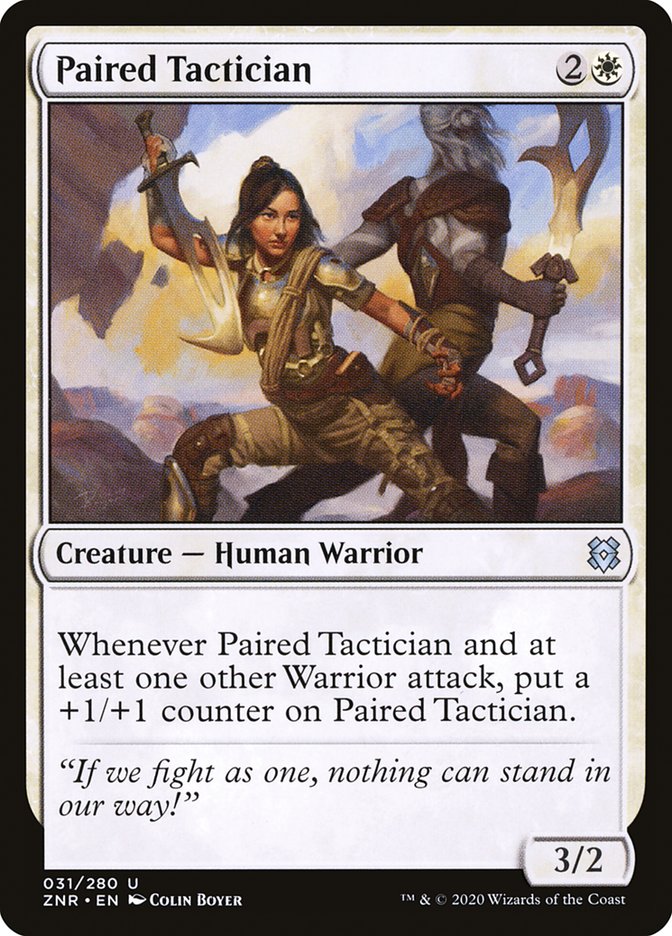 Paired Tactician [Zendikar Rising] | Odin's Place