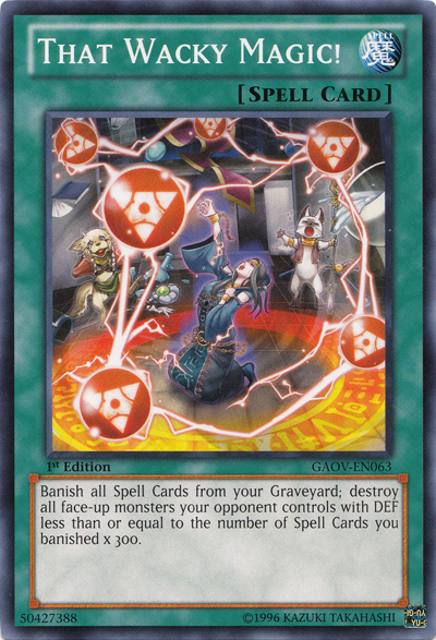 That Wacky Magic! [GAOV-EN063] Common | Odin's Place