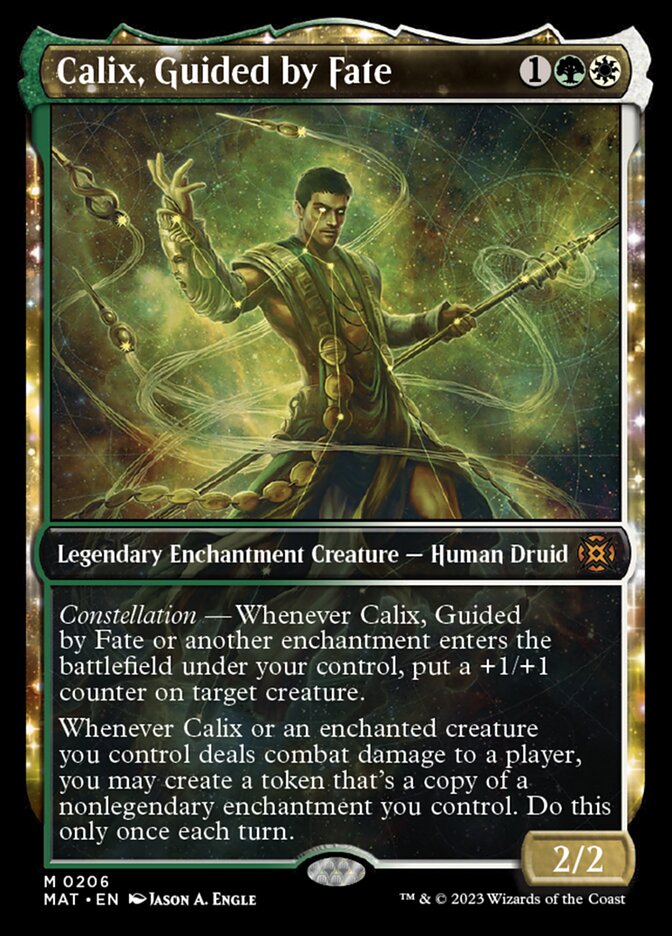 Calix, Guided by Fate (Showcase Halo Foil) [March of the Machine: The Aftermath] | Odin's Place
