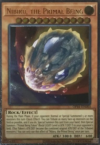 Nibiru, the Primal Being [OP14-EN003] Ultimate Rare | Odin's Place