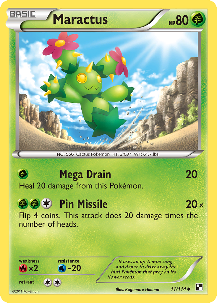 Maractus (11/114) [Black & White: Base Set] | Odin's Place