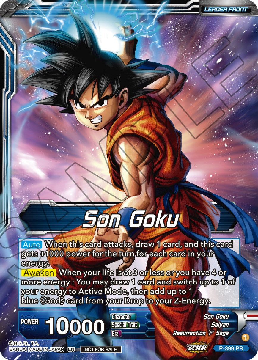 Son Goku // Super Saiyan Blue Son Goku Returns (P-399) [Promotion Cards] | Odin's Place