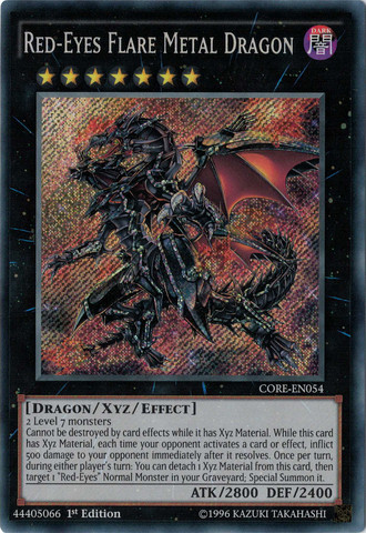 Red-Eyes Flare Metal Dragon [CORE-EN054] Secret Rare | Odin's Place