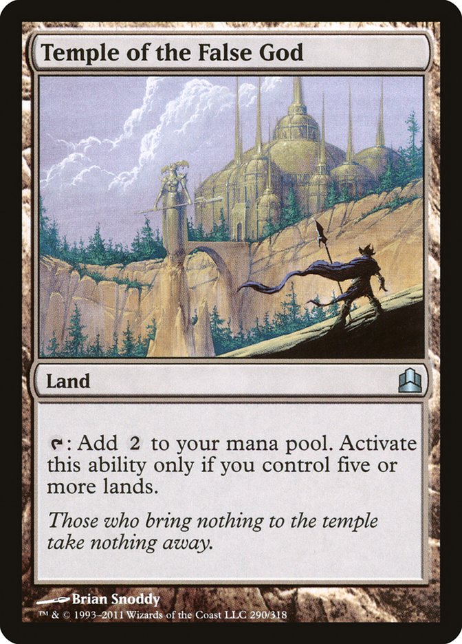 Temple of the False God (290) [Commander 2011] | Odin's Place