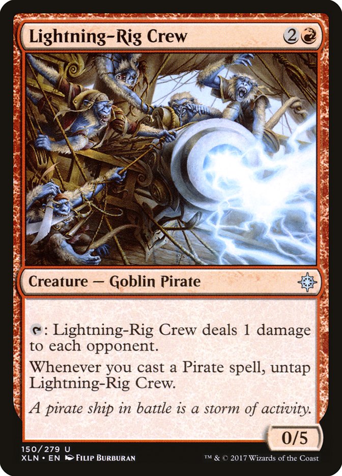 Lightning-Rig Crew (150) [Ixalan] | Odin's Place