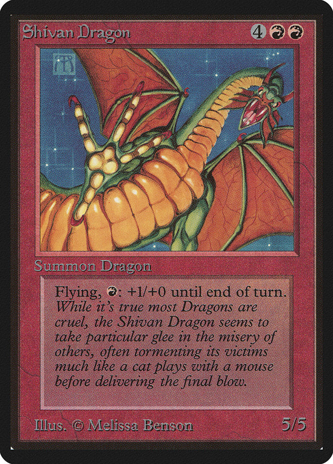 Shivan Dragon (175) [Beta Edition] | Odin's Place