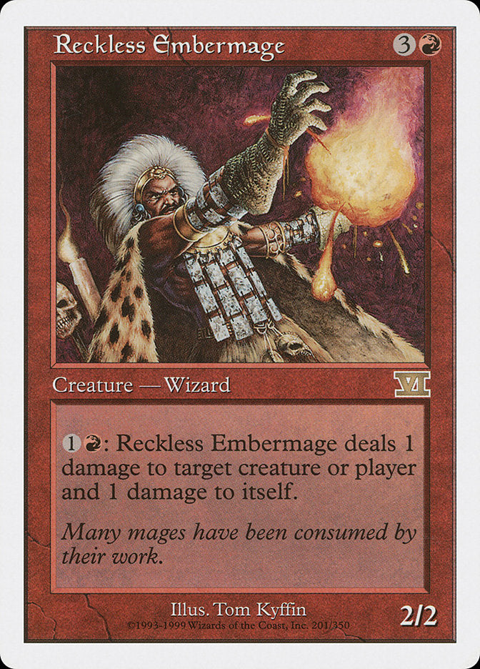 Reckless Embermage (201) [Classic Sixth Edition] | Odin's Place