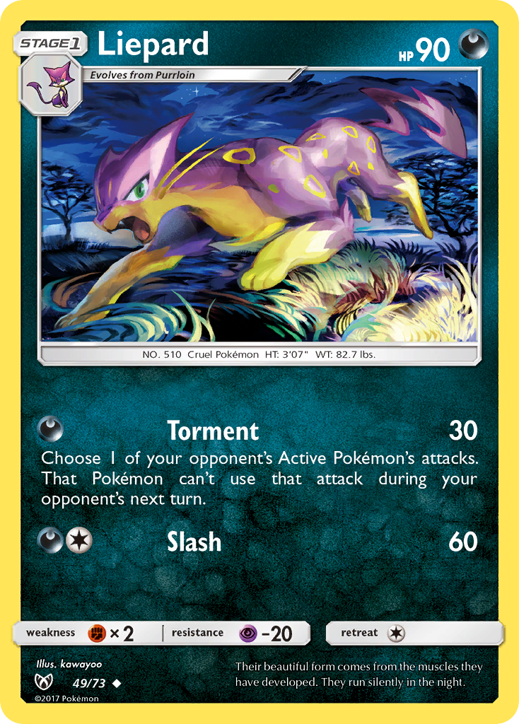 Liepard (49/73) [Sun & Moon: Shining Legends] | Odin's Place