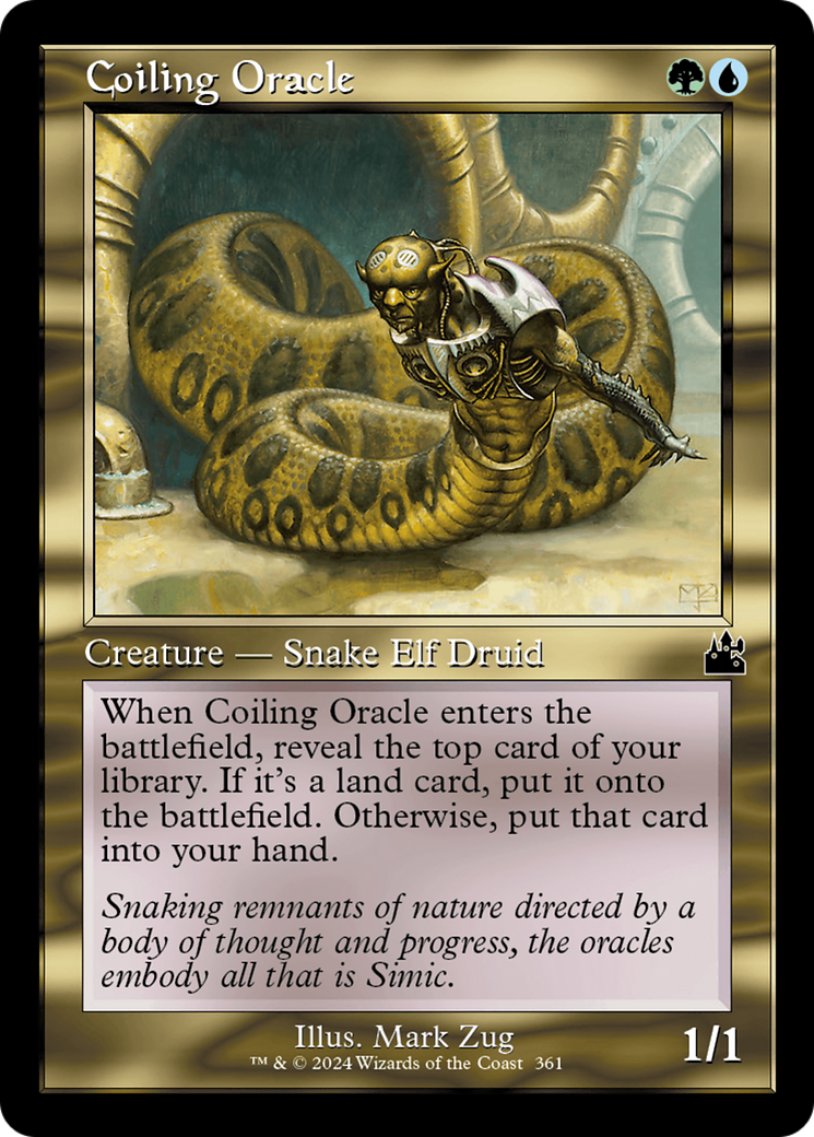 Coiling Oracle (Retro Frame) [Ravnica Remastered] | Odin's Place