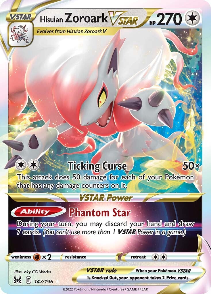 Hisuian Zoroark VSTAR (147/196) [Sword & Shield: Lost Origin] | Odin's Place
