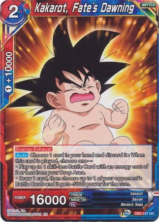 Kakarot, Fate's Dawning (DB3-127) [Giant Force] | Odin's Place