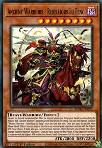 Ancient Warriors - Rebellious Lu Feng [BLVO-EN025] Super Rare | Odin's Place