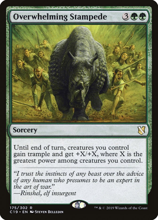 Overwhelming Stampede [Commander 2019] | Odin's Place