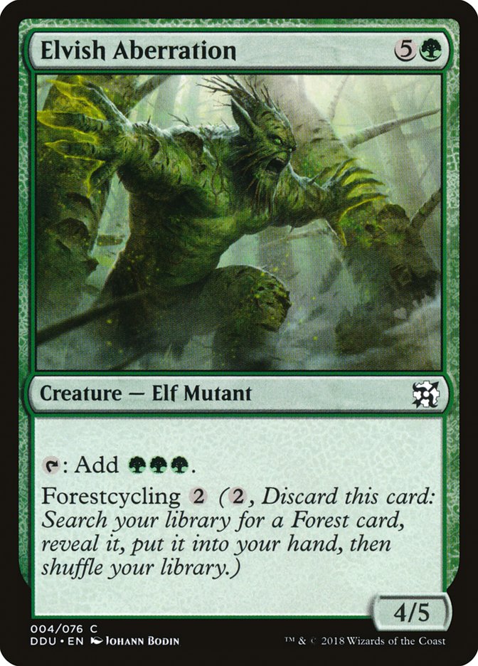 Elvish Aberration (4) [Duel Decks: Elves vs. Inventors] | Odin's Place