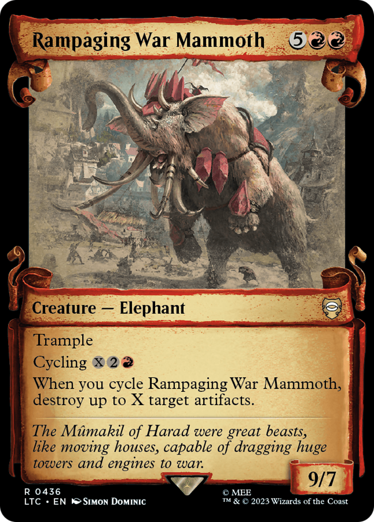 Rampaging War Mammoth [The Lord of the Rings: Tales of Middle-Earth Commander Showcase Scrolls] | Odin's Place