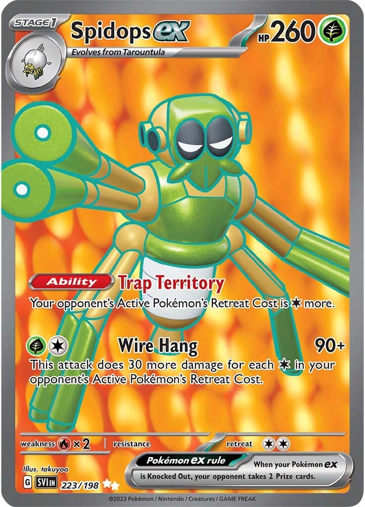 Spidops ex (223/198) [Scarlet & Violet: Base Set] | Odin's Place