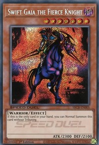 Swift Gaia the Fierce Knight (Secret) [SBCB-EN005] Secret Rare | Odin's Place