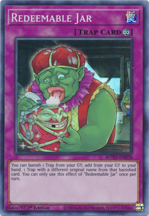 Redeemable Jar [ROTD-EN078] Super Rare | Odin's Place