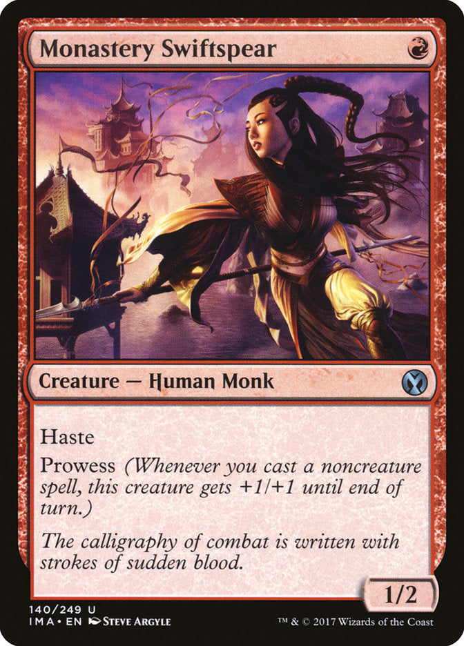 Monastery Swiftspear (140) [Iconic Masters] | Odin's Place