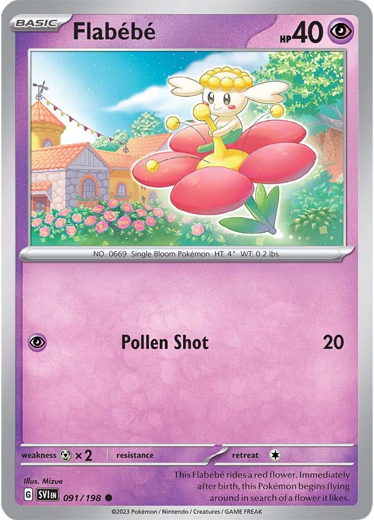 Flabebe (091/198) [Scarlet & Violet: Base Set] | Odin's Place