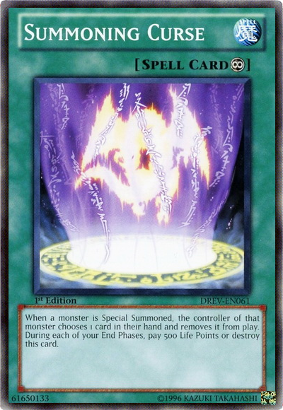 Summoning Curse [DREV-EN061] Common | Odin's Place