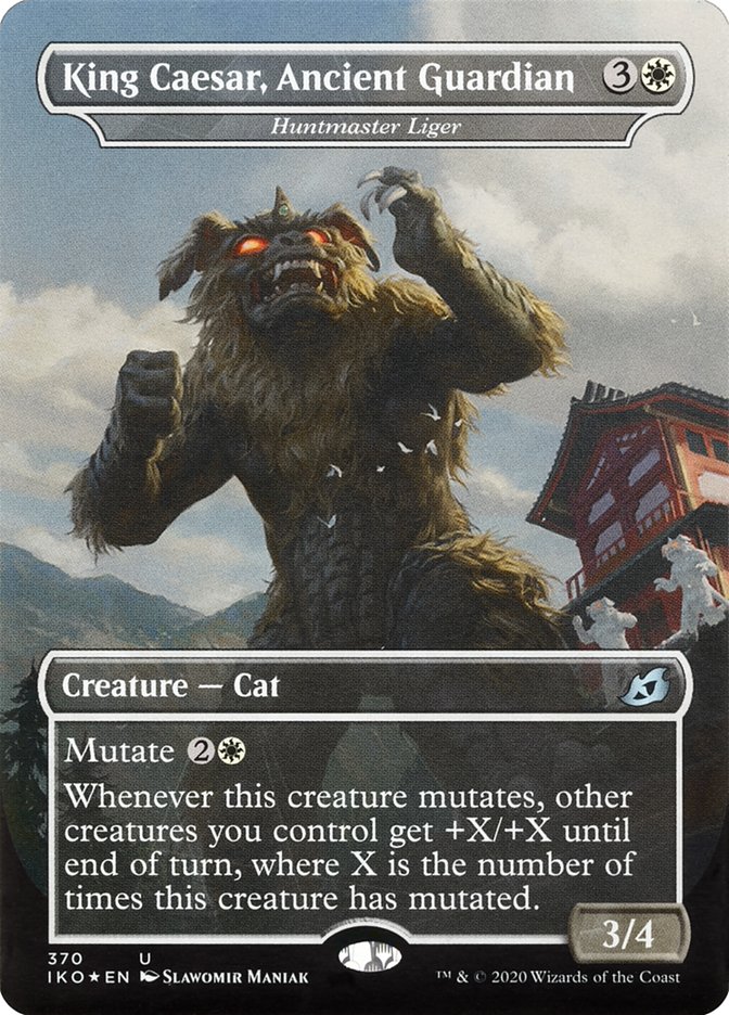 Huntmaster Liger - King Caesar, Ancient Guardian (Godzilla Series) [Ikoria: Lair of Behemoths] | Odin's Place
