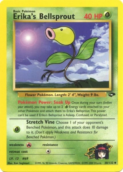 Erika's Bellsprout (38/132) [Gym Challenge Unlimited] | Odin's Place