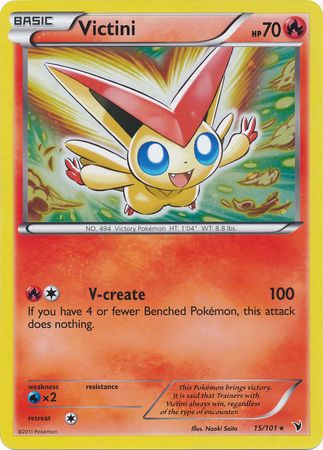 Victini (15/101) (Jumbo Card) [Black & White: Noble Victories] | Odin's Place