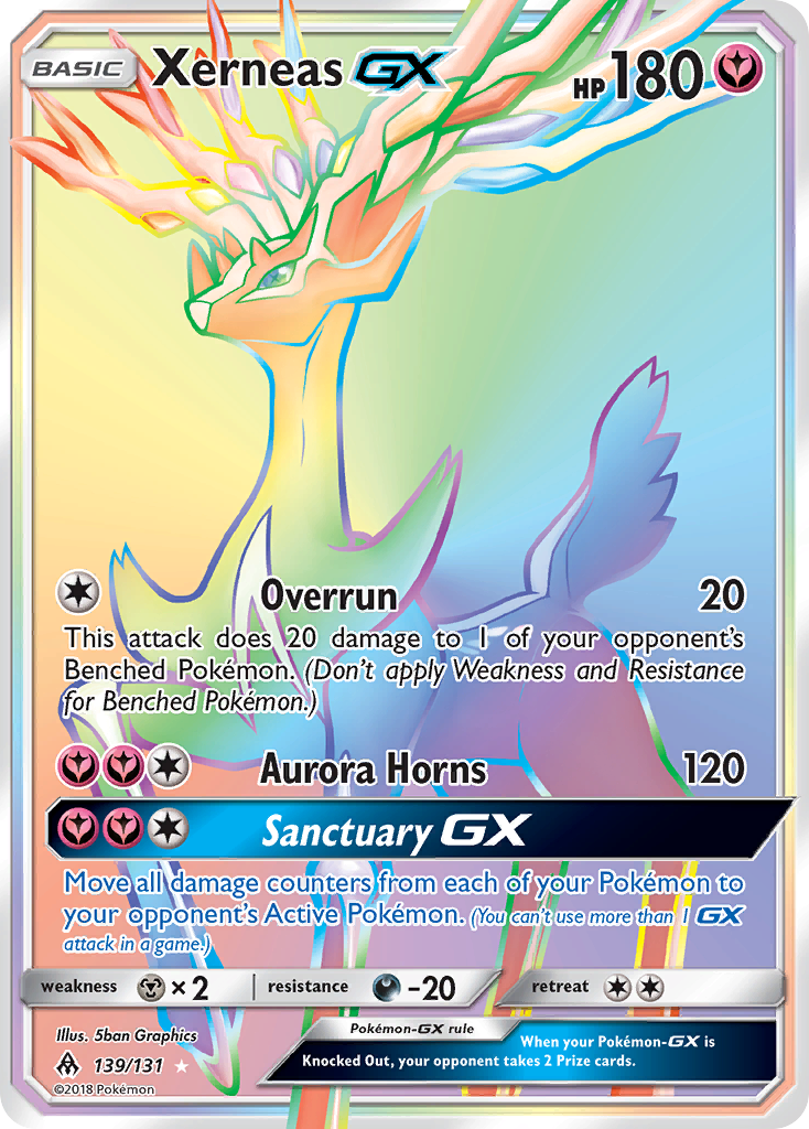 Xerneas GX (139/131) [Sun & Moon: Forbidden Light] | Odin's Place