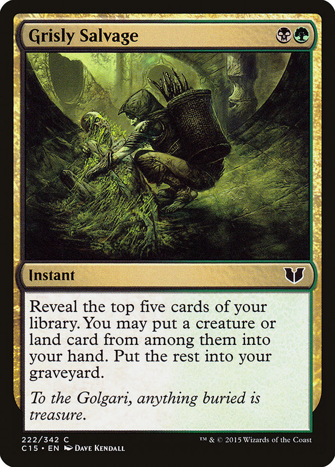 Grisly Salvage (222) [Commander 2015] | Odin's Place