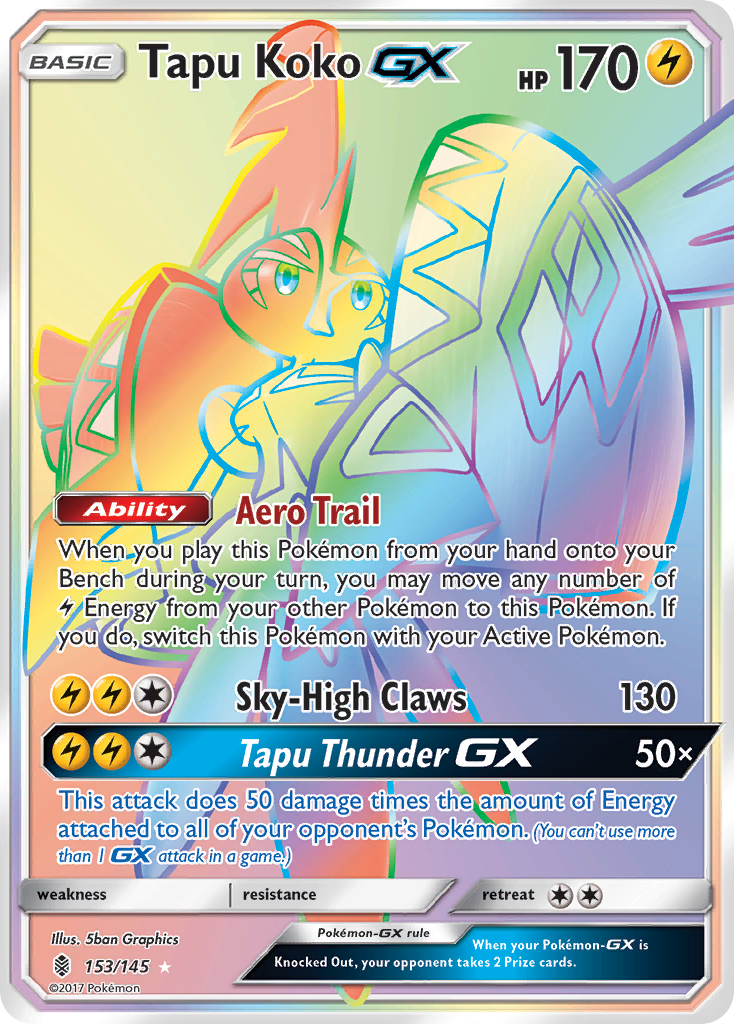 Tapu Koko GX (153/145) [Sun & Moon: Guardians Rising] | Odin's Place