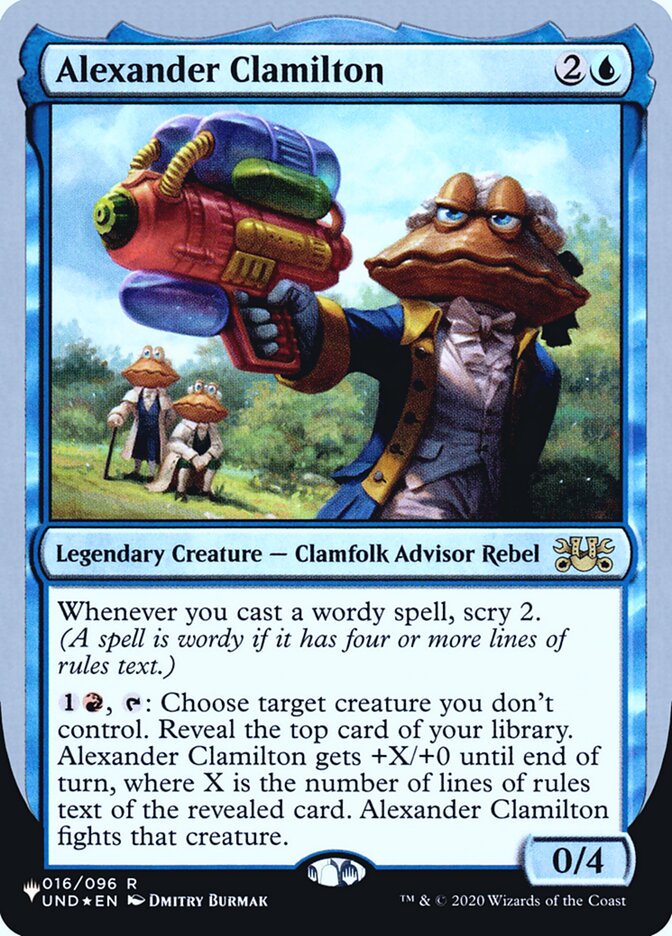Alexander Clamilton (Unfinity Foil Edition) [The List] | Odin's Place