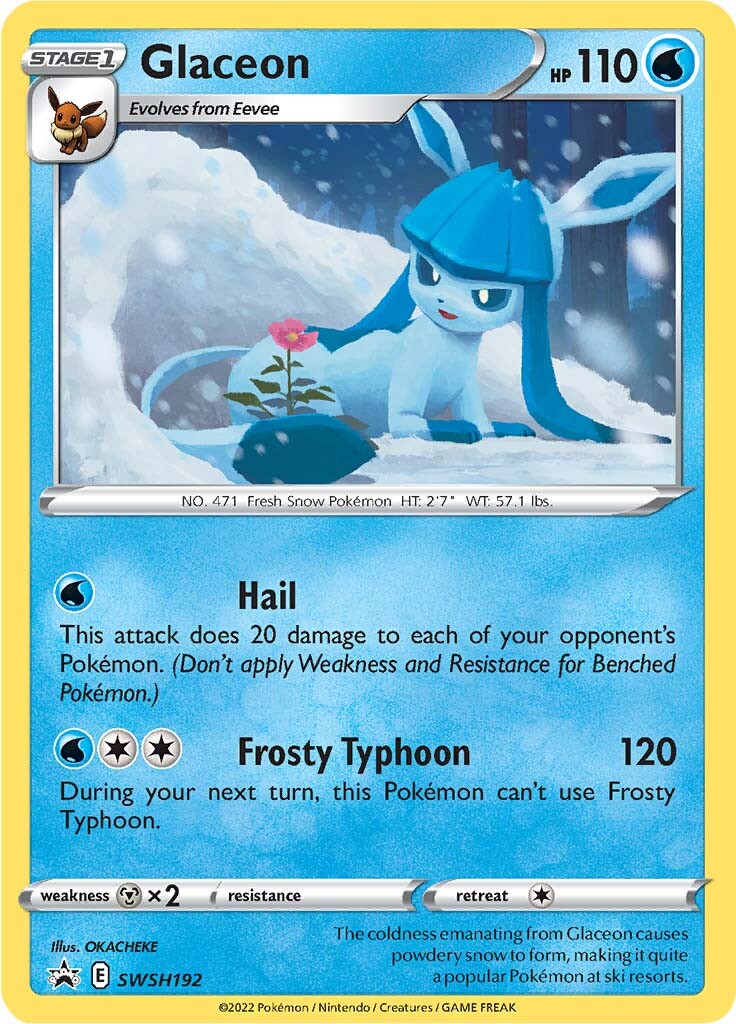 Glaceon (SWSH192) [Sword & Shield: Black Star Promos] | Odin's Place