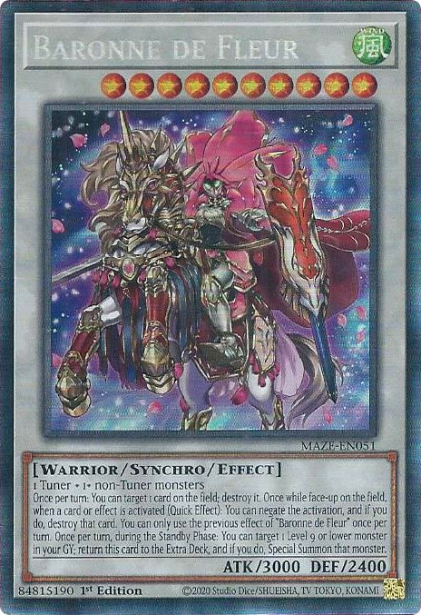 Baronne de Fleur [MAZE-EN051] Collector's Rare | Odin's Place