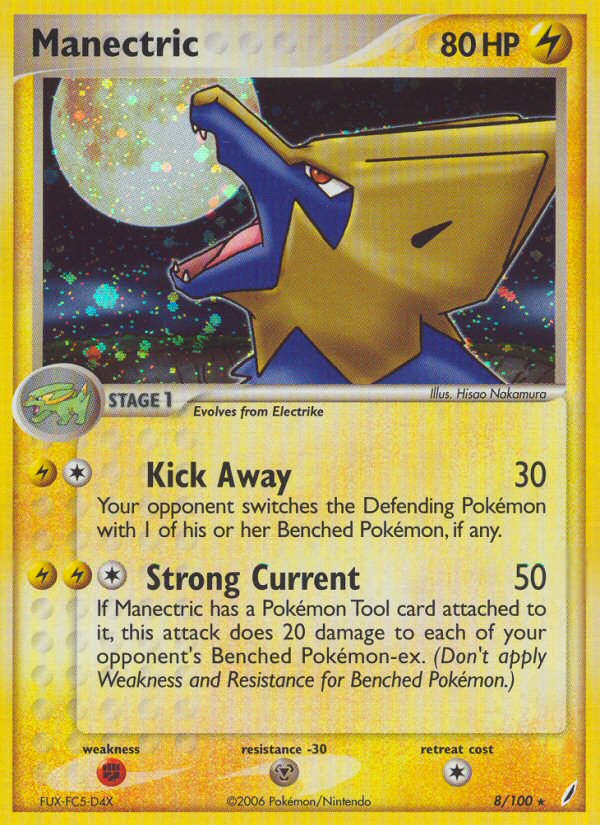 Manectric (8/100) [EX: Crystal Guardians] | Odin's Place