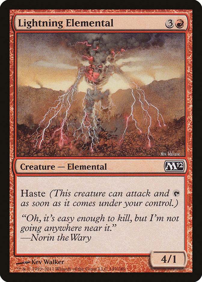 Lightning Elemental (149) [Magic 2012] | Odin's Place